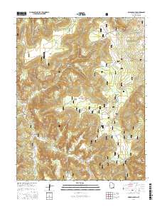 Poison Canyon 2017 topographic map thumbnail
