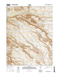 Poison Spring Bench 2017 topographic map thumbnail