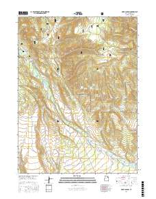 Dark Canyon 2017 topographic map thumbnail