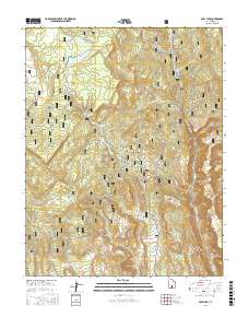 Posy Lake 2017 topographic map thumbnail