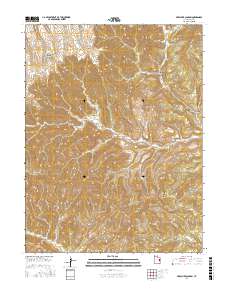 Preacher Canyon 2017 topographic map thumbnail