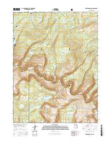 Whiterocks Lake 2017 topographic map thumbnail