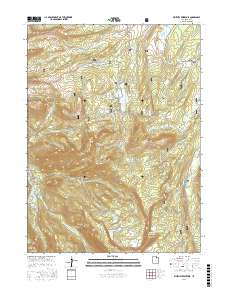 Whitney Reservoir 2017 topographic map thumbnail