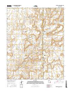 Wickiup Canyon 2017 topographic map thumbnail