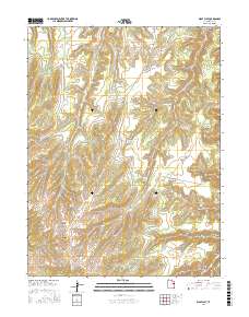 Wolf Flat 2017 topographic map thumbnail