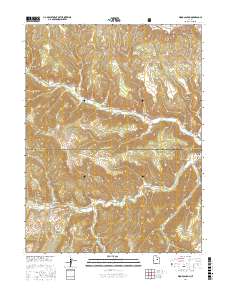Wood Canyon 2017 topographic map thumbnail