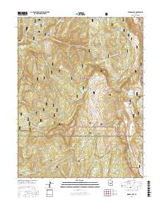Woods Lake 2017 topographic map thumbnail
