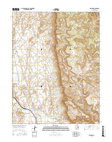 Woodside 2017 topographic map thumbnail