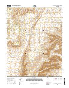 Yellowjacket Canyon 2017 topographic map thumbnail