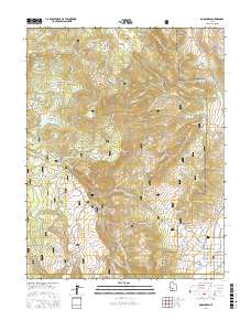 Koosharem 2017 topographic map thumbnail
