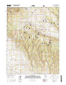 La Sal East 2017 topographic map thumbnail