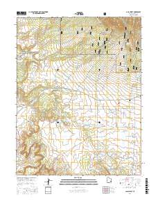 La Sal West 2017 topographic map thumbnail