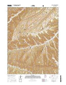 Lance Canyon 2017 topographic map thumbnail