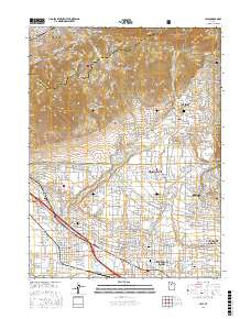 Lehi 2017 topographic map thumbnail