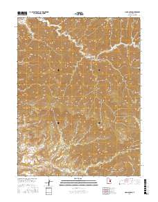 Lion Canyon 2017 topographic map thumbnail