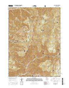 Logan Peak 2017 topographic map thumbnail