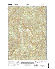 Abernathy Mountain 2017 topographic map thumbnail