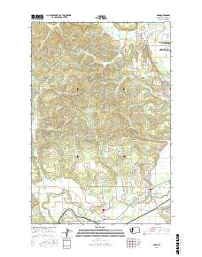 Adna 2017 topographic map thumbnail