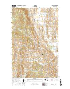 Aeneas Lake 2017 topographic map thumbnail