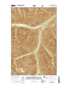 Agnes Mountain 2017 topographic map thumbnail