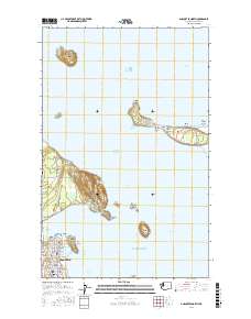 Anacortes North 2017 topographic map thumbnail