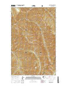 Azurite Peak 2017 topographic map thumbnail