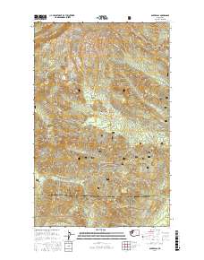 Baker Pass 2017 topographic map thumbnail