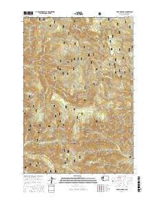 Bare Mountain 2017 topographic map thumbnail