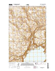 Barker Canyon 2017 topographic map thumbnail