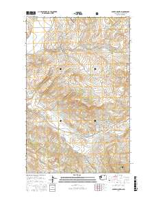 Barker Mountain 2017 topographic map thumbnail