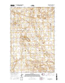 Barnes Butte 2017 topographic map thumbnail