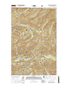 Bearpaw Mountain 2017 topographic map thumbnail