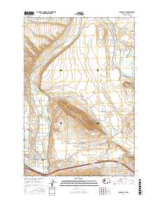 Benton City 2017 topographic map thumbnail