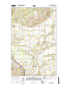 Bertrand Creek 2017 topographic map thumbnail