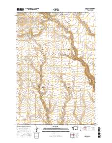 Bickleton 2017 topographic map thumbnail