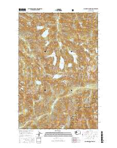 Big Snow Mountain 2017 topographic map thumbnail