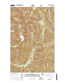 Blanca Lake 2017 topographic map thumbnail