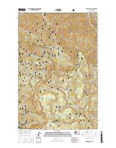 Blewett Pass 2017 topographic map thumbnail