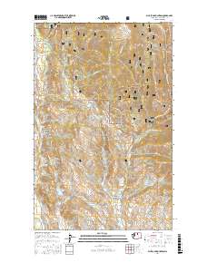 Blue Buck Mountain 2017 topographic map thumbnail