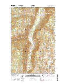 Blue Goat Mountain 2017 topographic map thumbnail