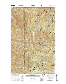 Bodie Mountain 2017 topographic map thumbnail