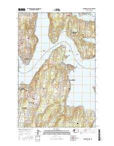 Bremerton East 2017 topographic map thumbnail