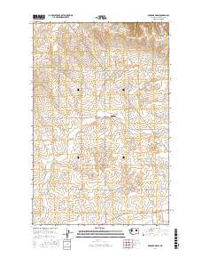Broadax Draw 2017 topographic map thumbnail