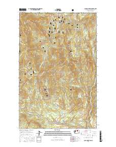 Buck Mountain 2017 topographic map thumbnail
