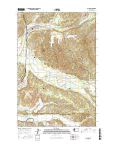 Bucoda 2017 topographic map thumbnail