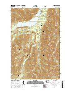 Bumping Lake 2017 topographic map thumbnail