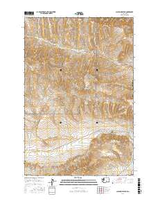 Cairn Hope Peak 2017 topographic map thumbnail