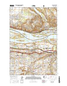 Camas 2017 topographic map thumbnail