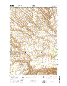 Canoe Ridge 2017 topographic map thumbnail
