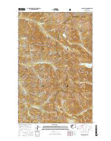 Cascade Pass 2017 topographic map thumbnail
